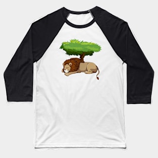 Sleeping Lion Baseball T-Shirt